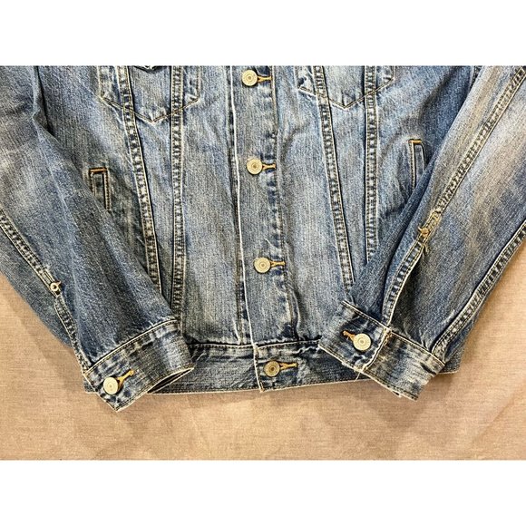 VTG Levi Strauss & Co.‎ Jacket Womens Small Blue Denim Long Sleeve Button Ladies - Picture 3 of 8